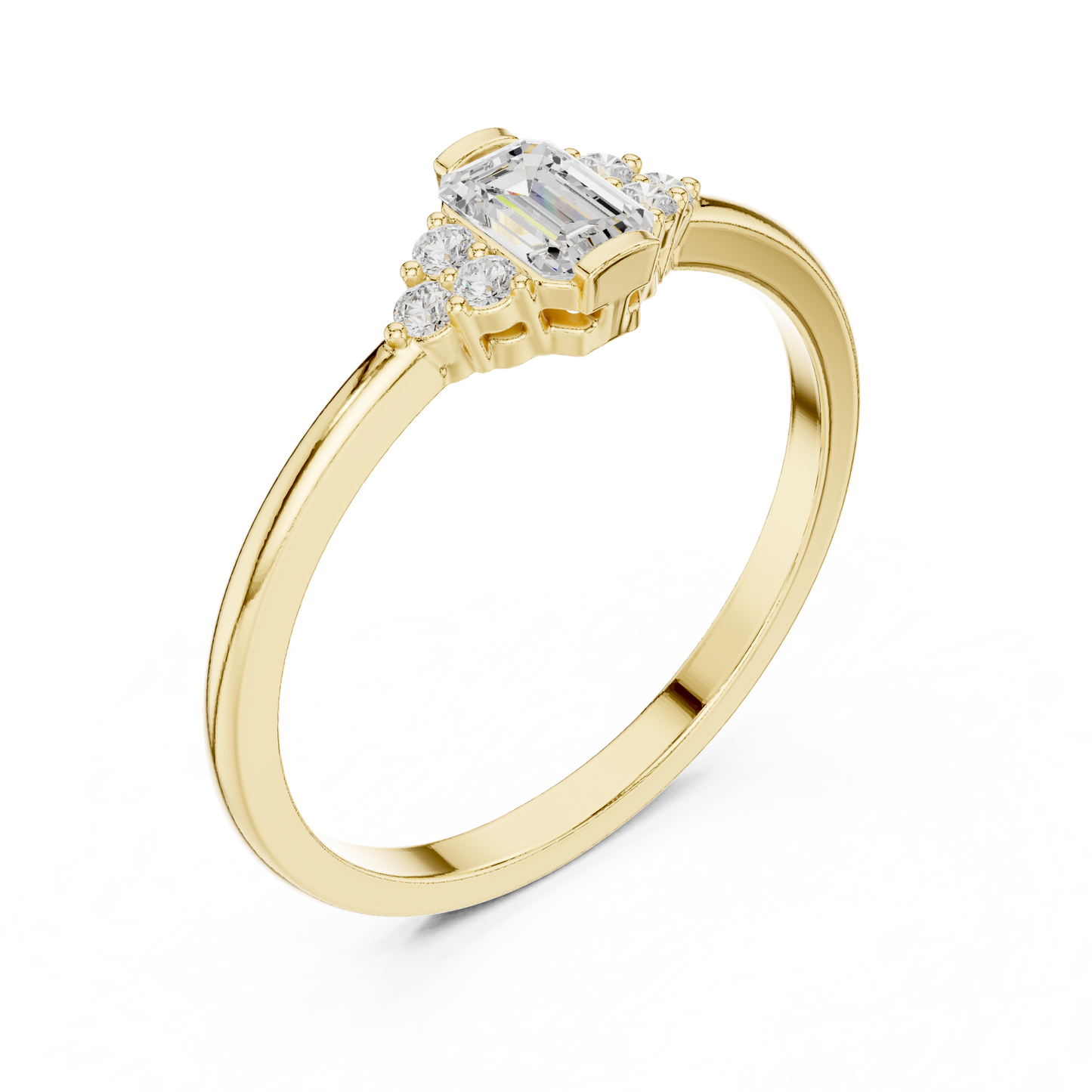 Emerald Signature Three-Stone Ring