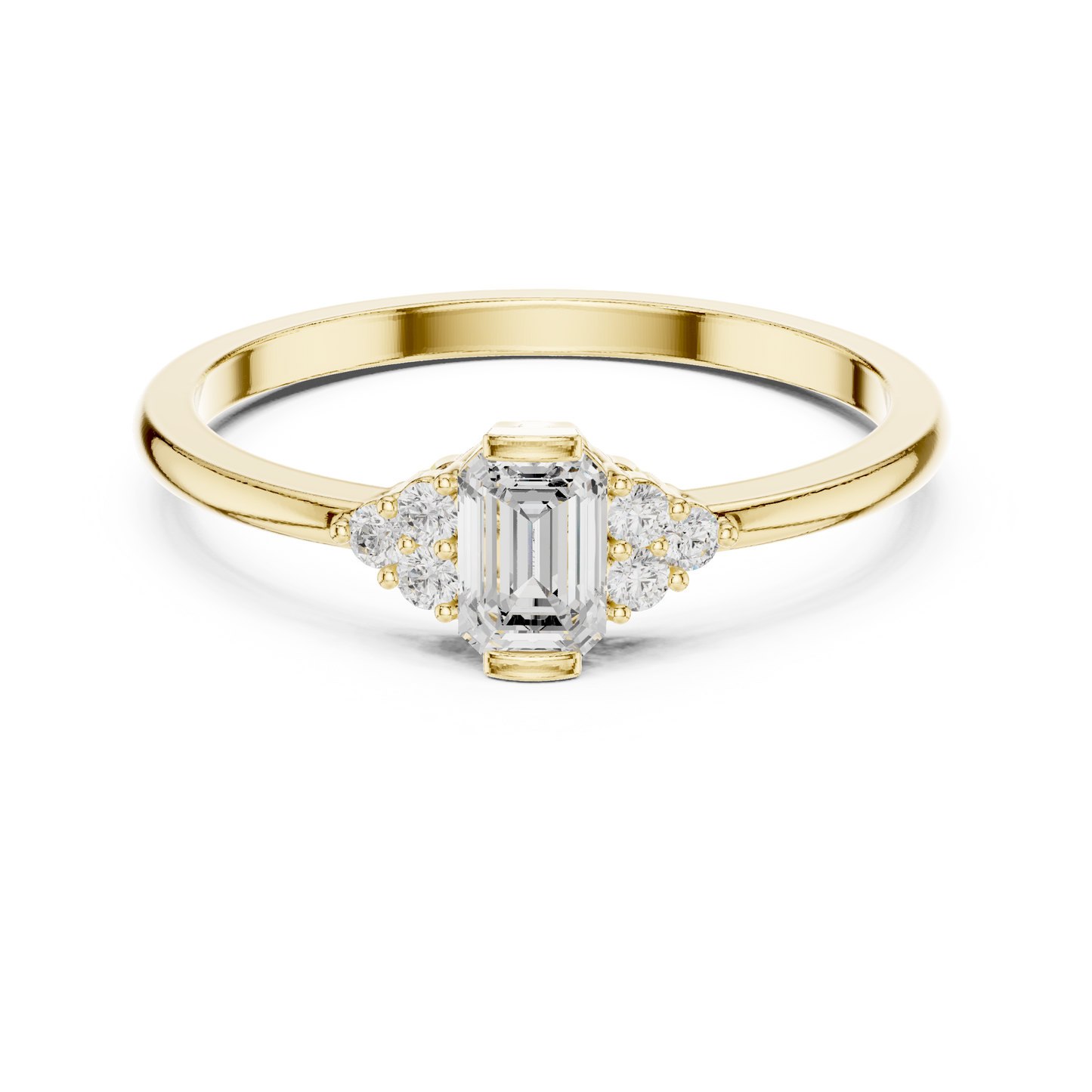 Emerald Signature Three-Stone Ring
