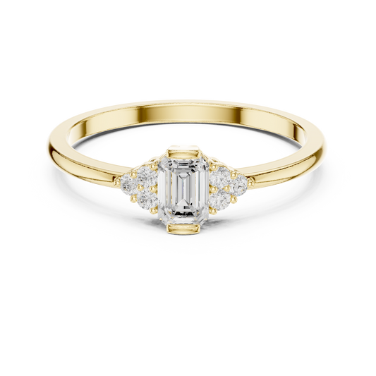 Emerald Signature Three-Stone Ring