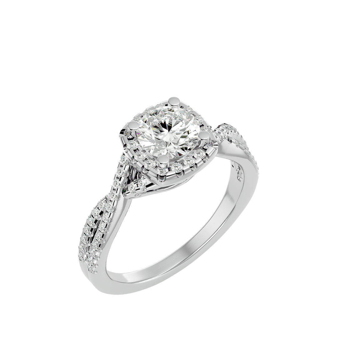 ASA Imogen Diamond Halo Ring