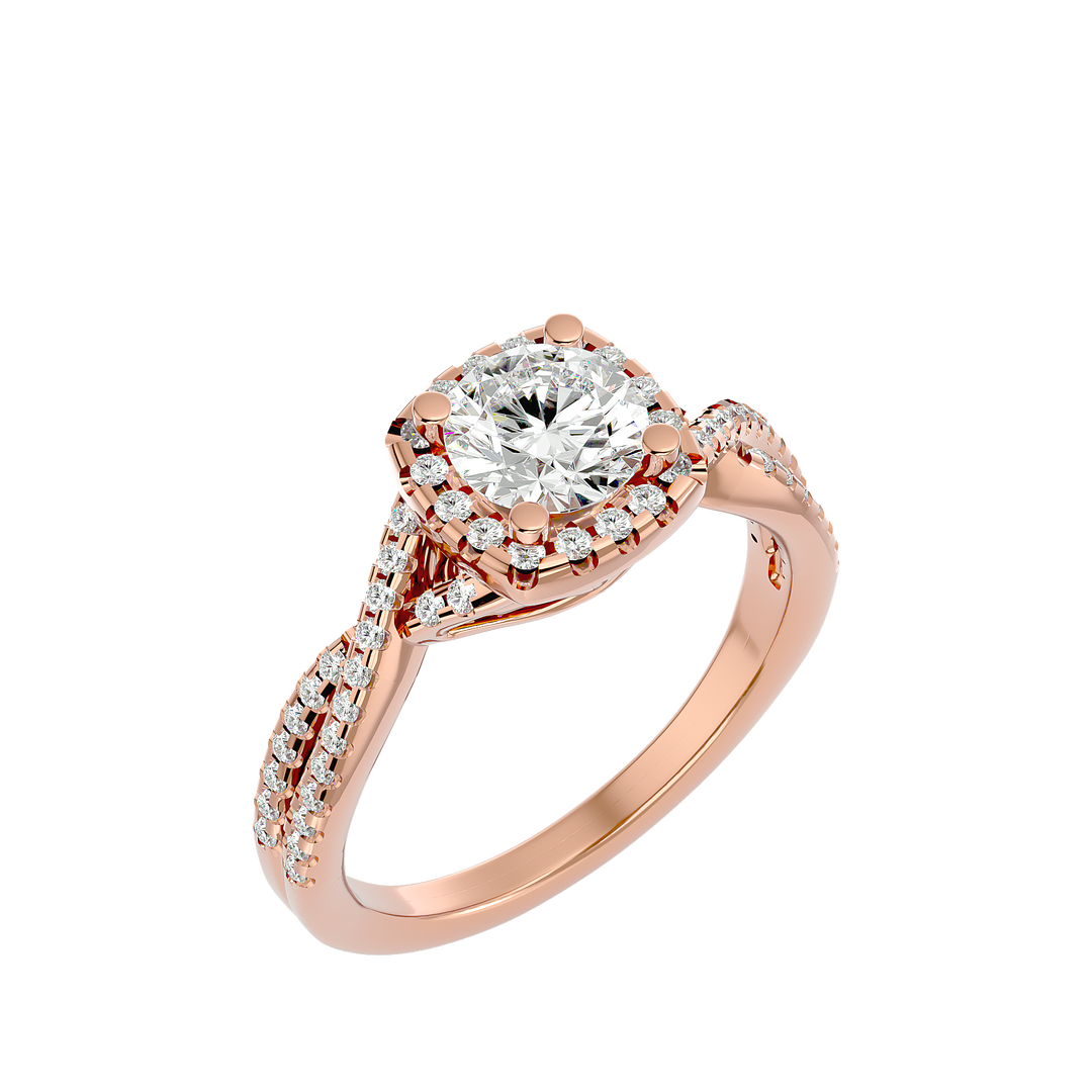 ASA Imogen Diamond Halo Ring