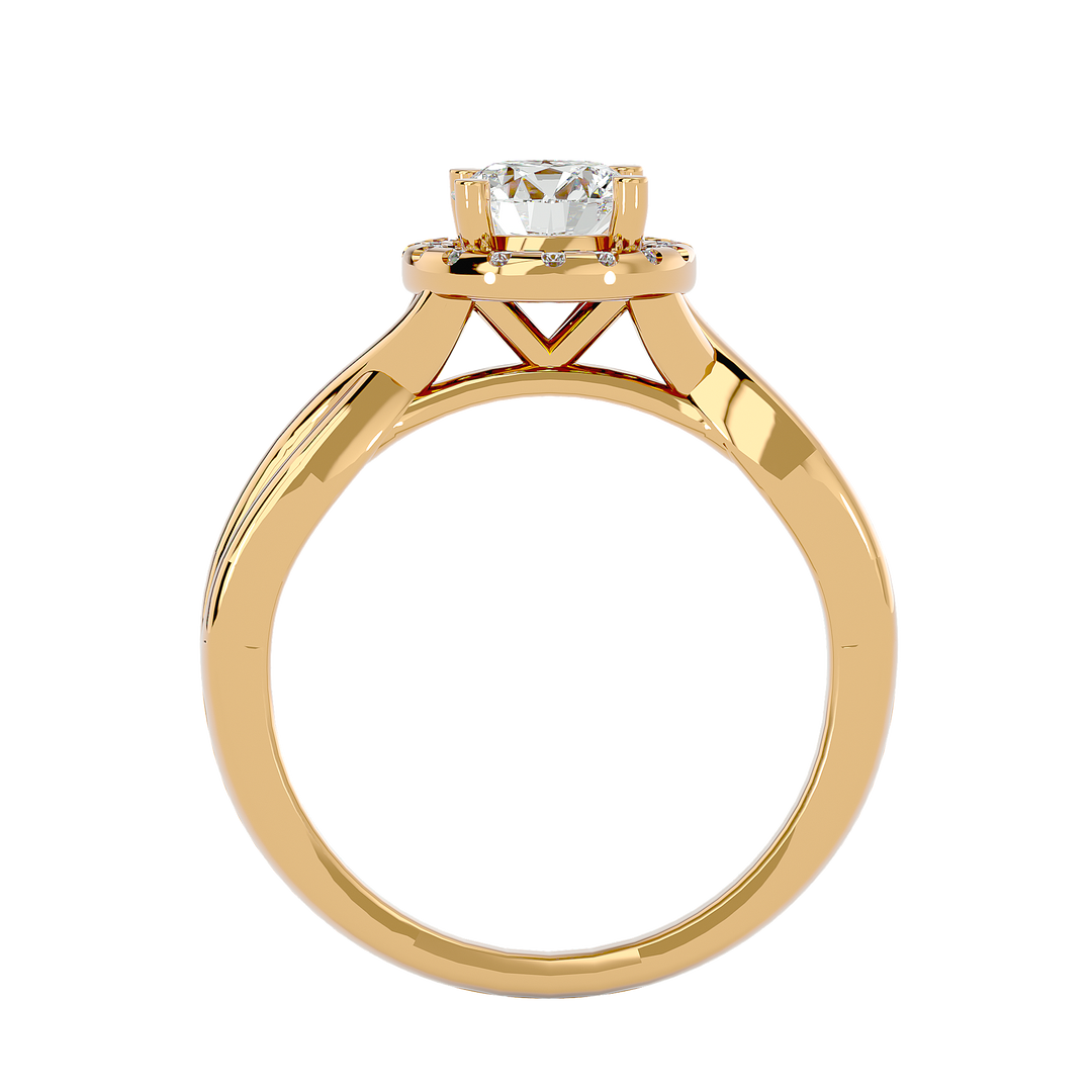 ASA Josephine Diamond Halo Ring