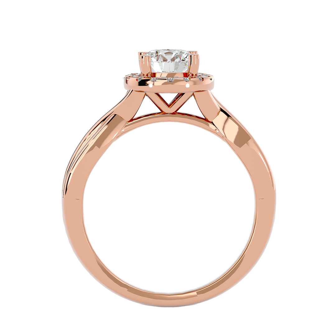 ASA Josephine Diamond Halo Ring