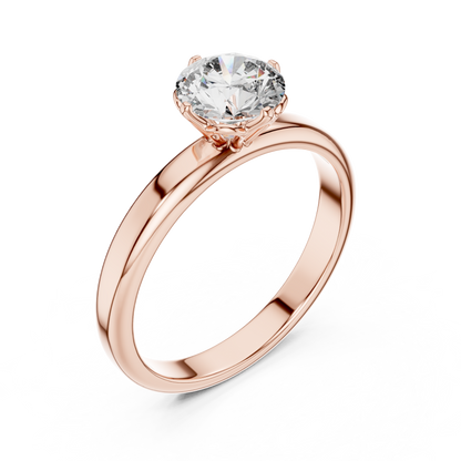 Classic Comfort-Fit Solitaire Ring