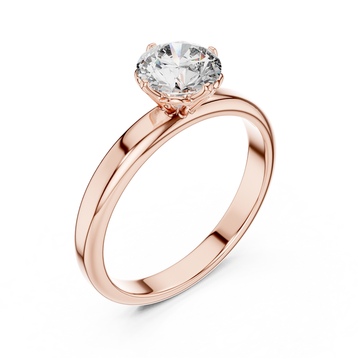 Classic Comfort-Fit Solitaire Ring