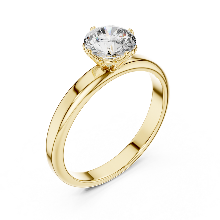 Classic Comfort-Fit Solitaire Ring