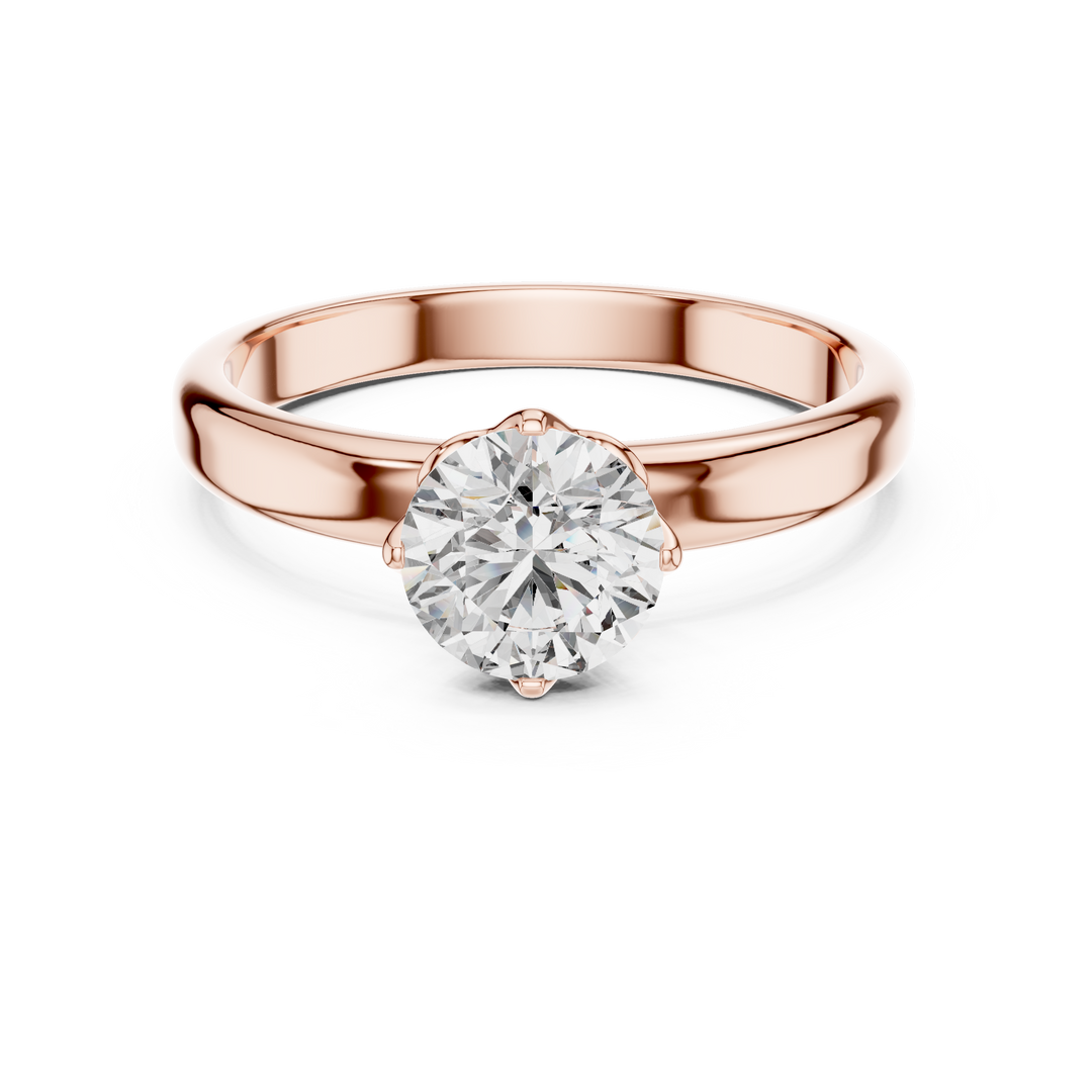 Classic Comfort-Fit Solitaire Ring