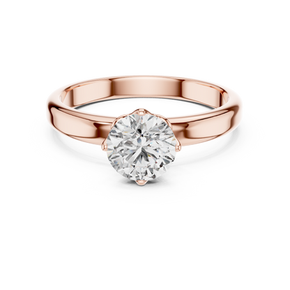 Classic Comfort-Fit Solitaire Ring