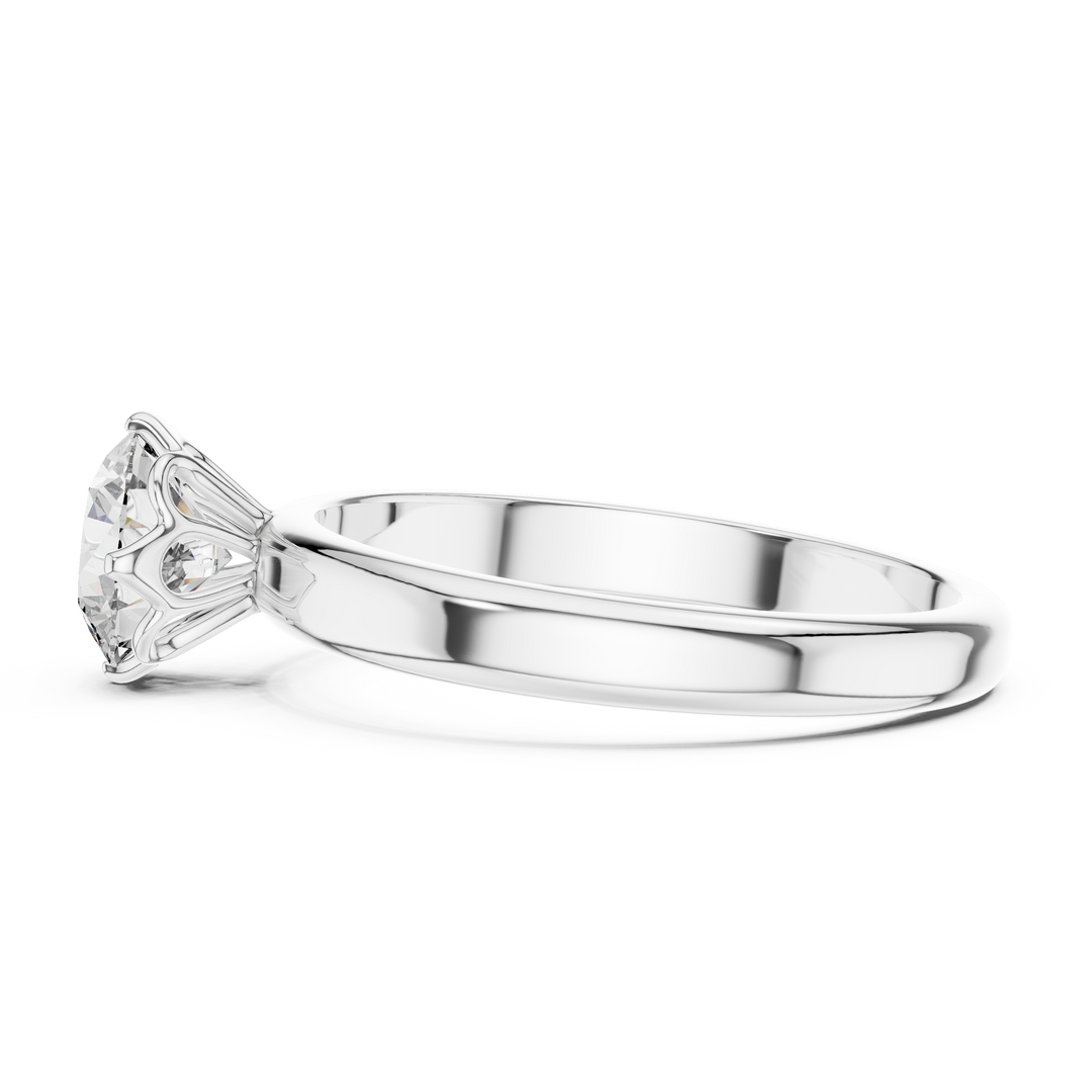 Classic Comfort-Fit Solitaire Ring