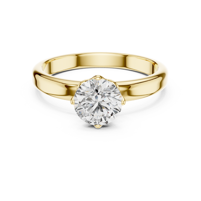 Classic Comfort-Fit Solitaire Ring