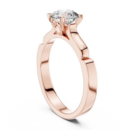 Elegant Six-Prong Solitaire Engagement Ring