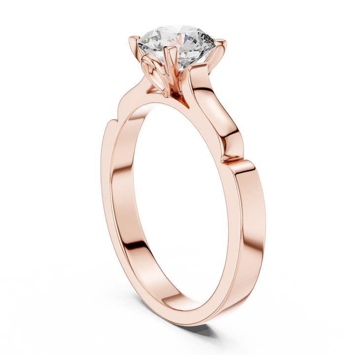 Elegant Six-Prong Solitaire Engagement Ring