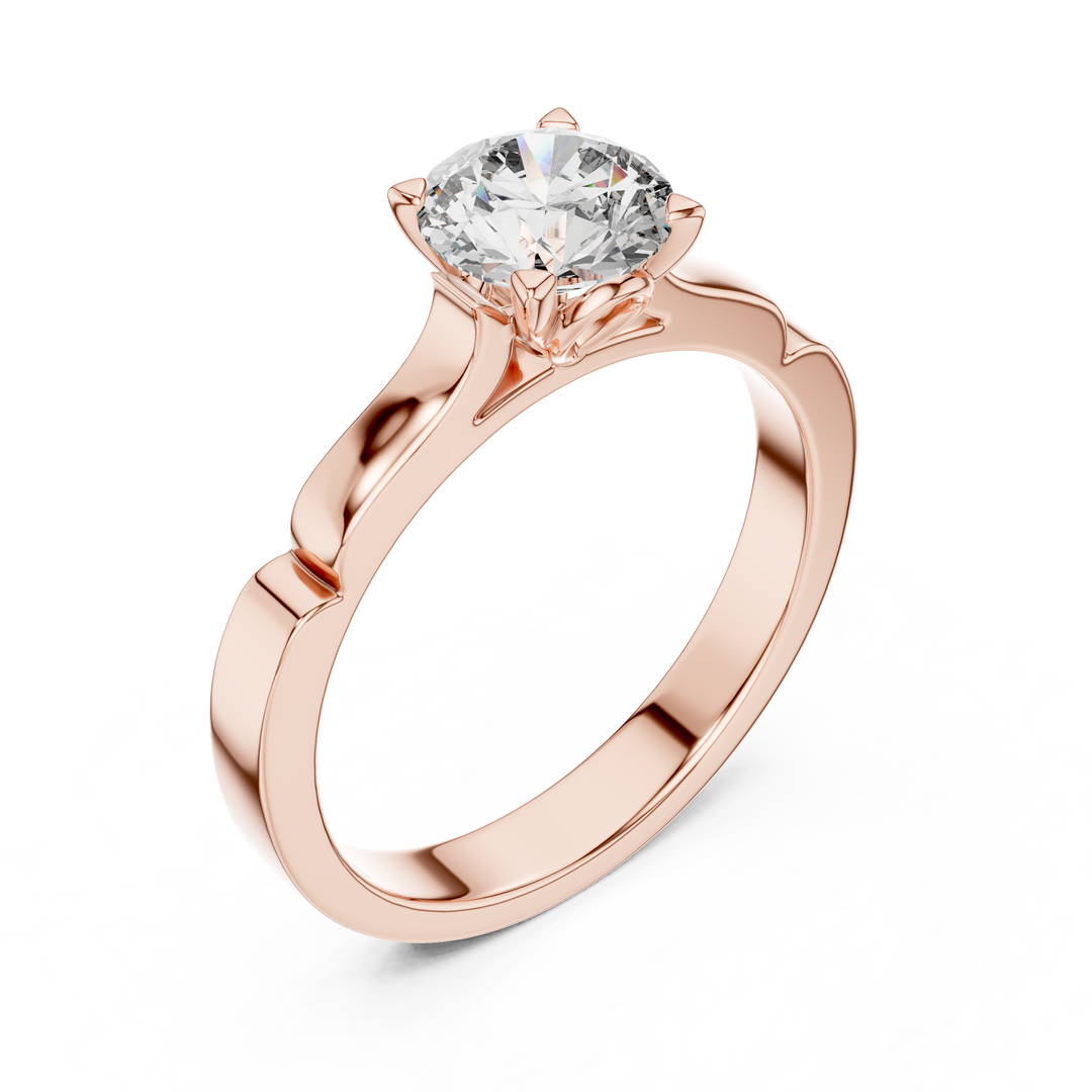 Elegant Six-Prong Solitaire Engagement Ring