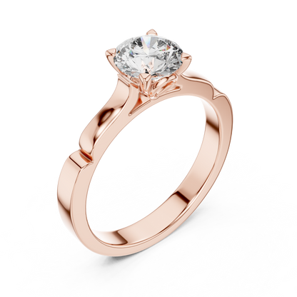 Elegant Six-Prong Solitaire Engagement Ring
