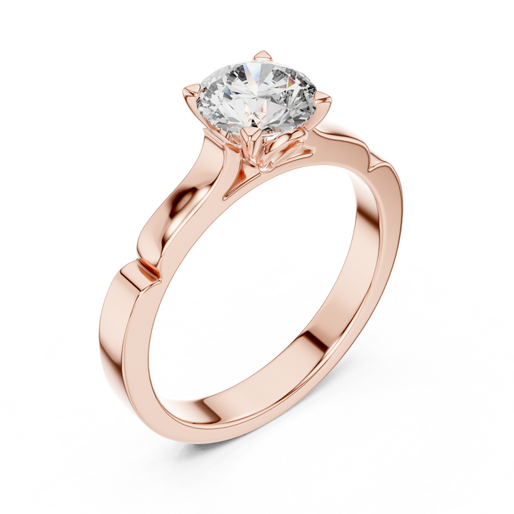 Elegant Six-Prong Solitaire Engagement Ring