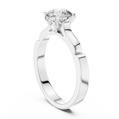 Elegant Six-Prong Solitaire Engagement Ring