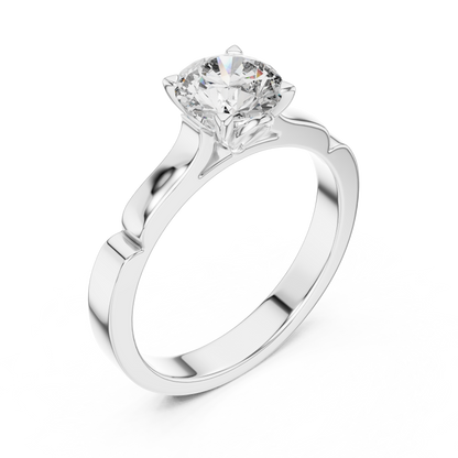 Elegant Six-Prong Solitaire Engagement Ring