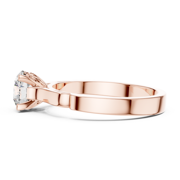 Elegant Six-Prong Solitaire Engagement Ring