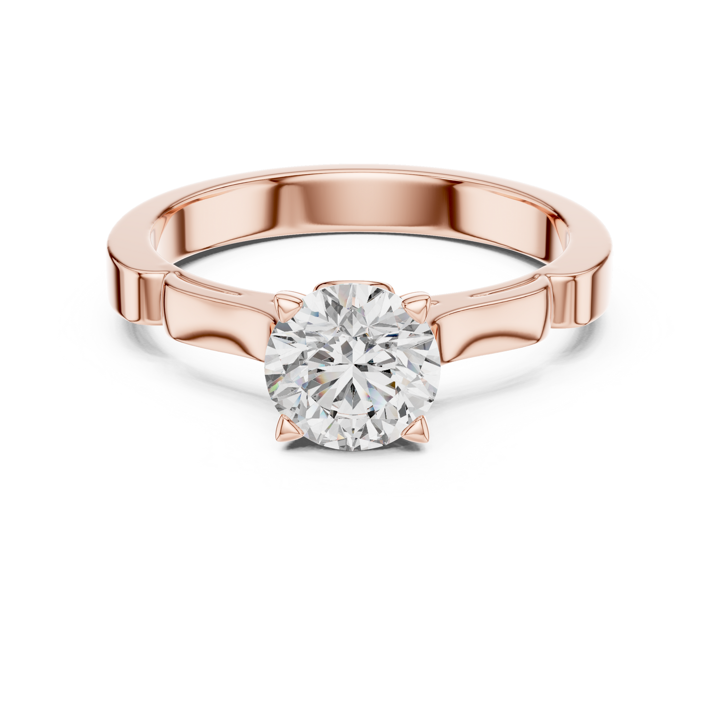 Elegant Six-Prong Solitaire Engagement Ring