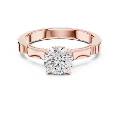 Elegant Six-Prong Solitaire Engagement Ring