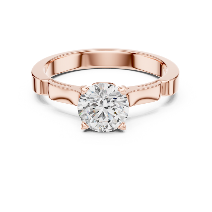 Elegant Six-Prong Solitaire Engagement Ring