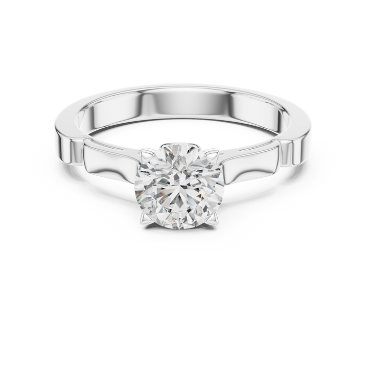 Elegant Six-Prong Solitaire Engagement Ring