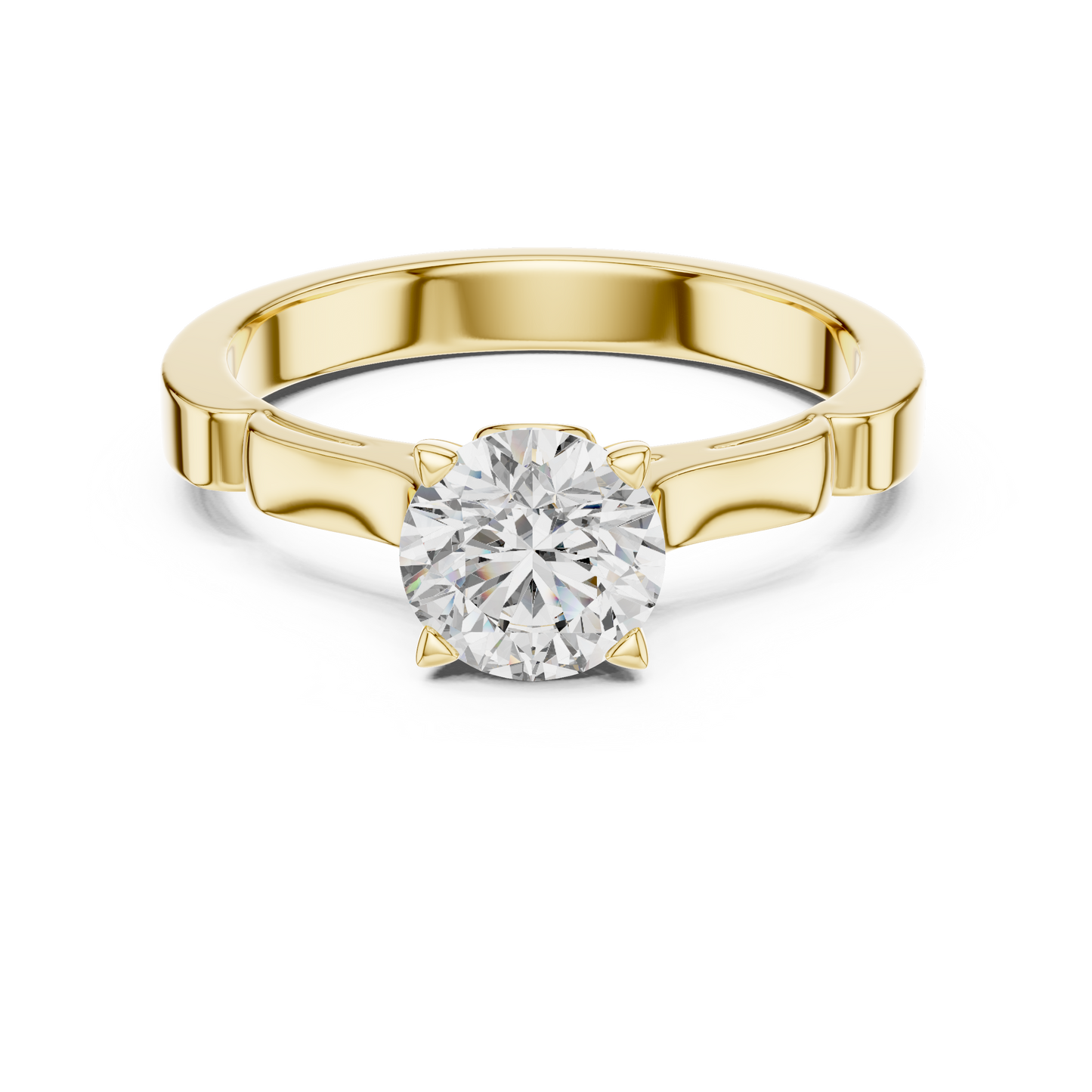 Elegant Six-Prong Solitaire Engagement Ring