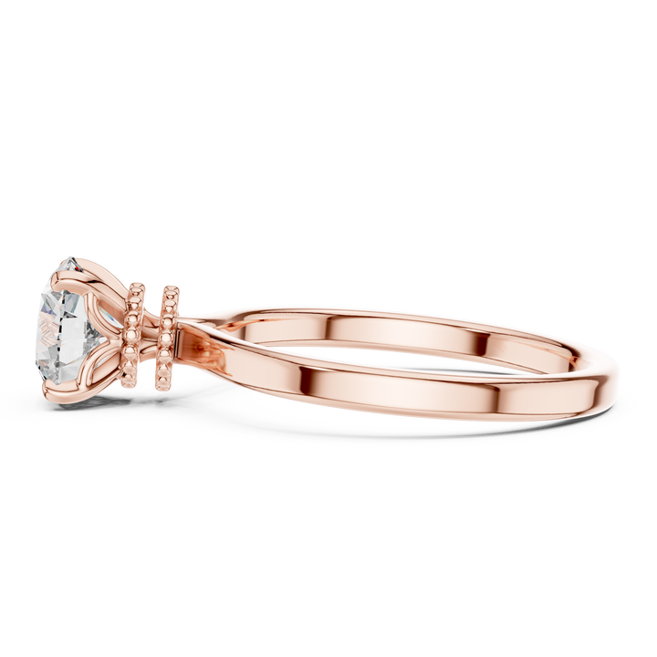 Decorative Gallery Solitaire Ring