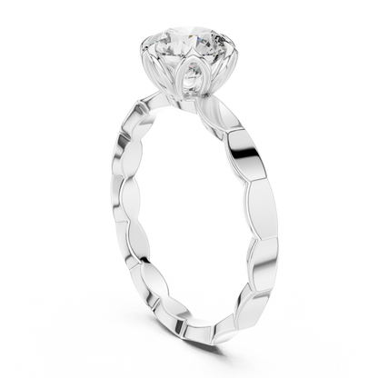 Modern geometric beaded band design