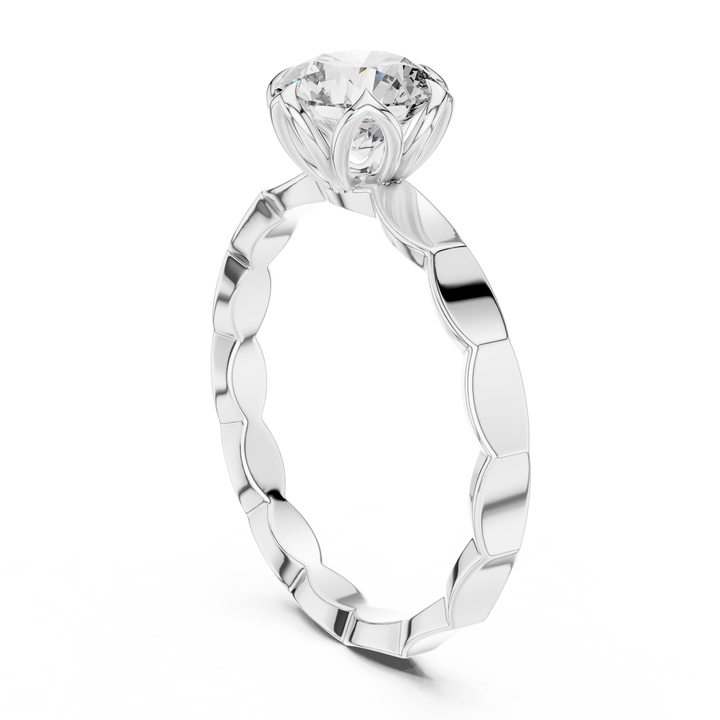 Modern geometric beaded band design