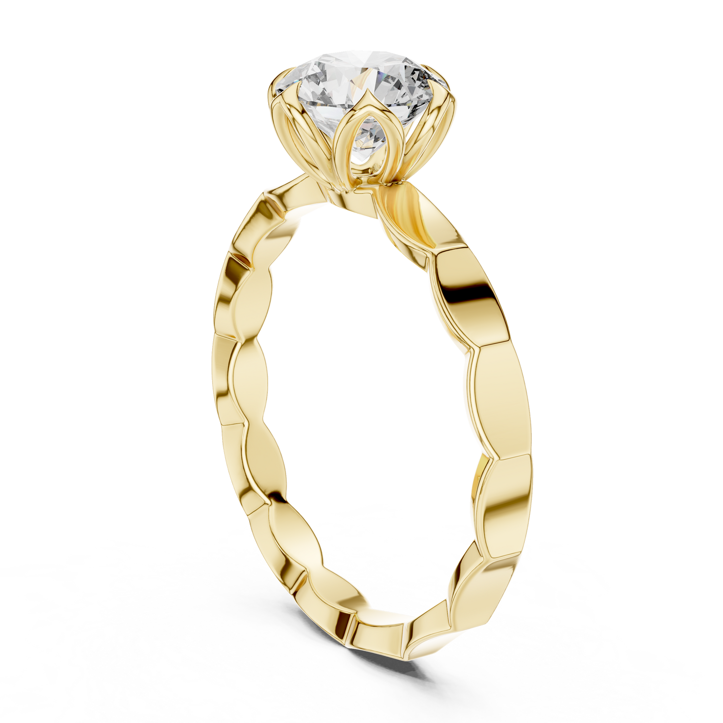 Modern geometric beaded band design