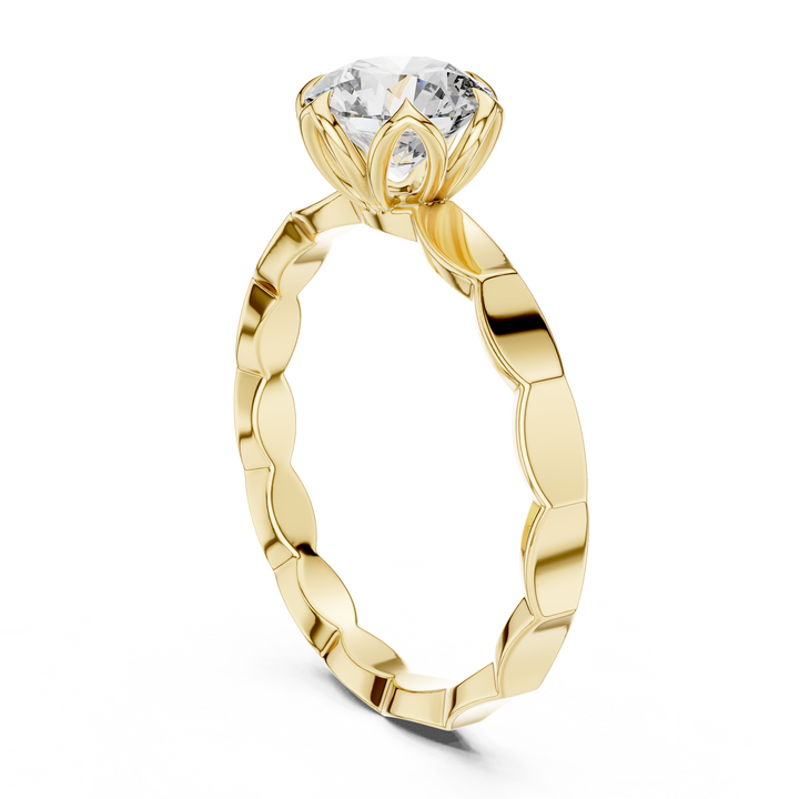 Modern geometric beaded band design