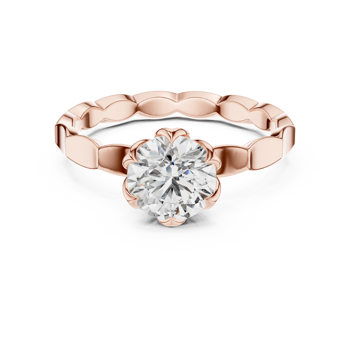 Modern geometric beaded band design