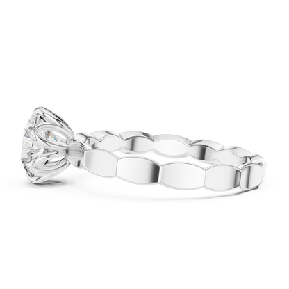 Modern geometric beaded band design