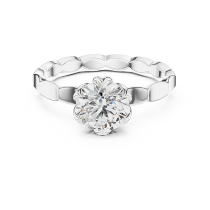 Modern geometric beaded band design