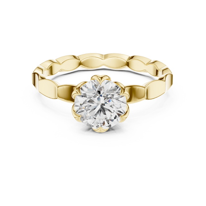 Modern geometric beaded band design