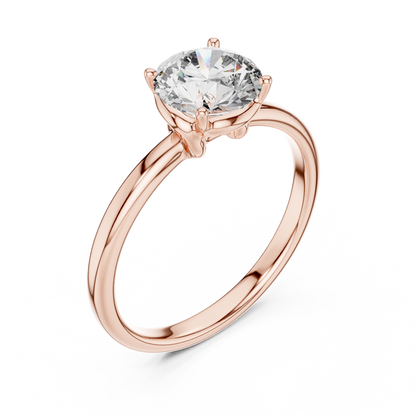 Classic 4-Prong Solitaire Ring