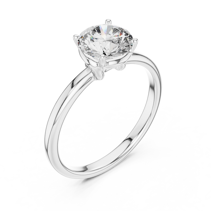 Classic 4-Prong Solitaire Ring