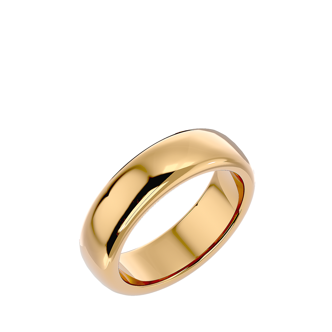 ASA Hanson Solid Gold  Mens Wedding Band