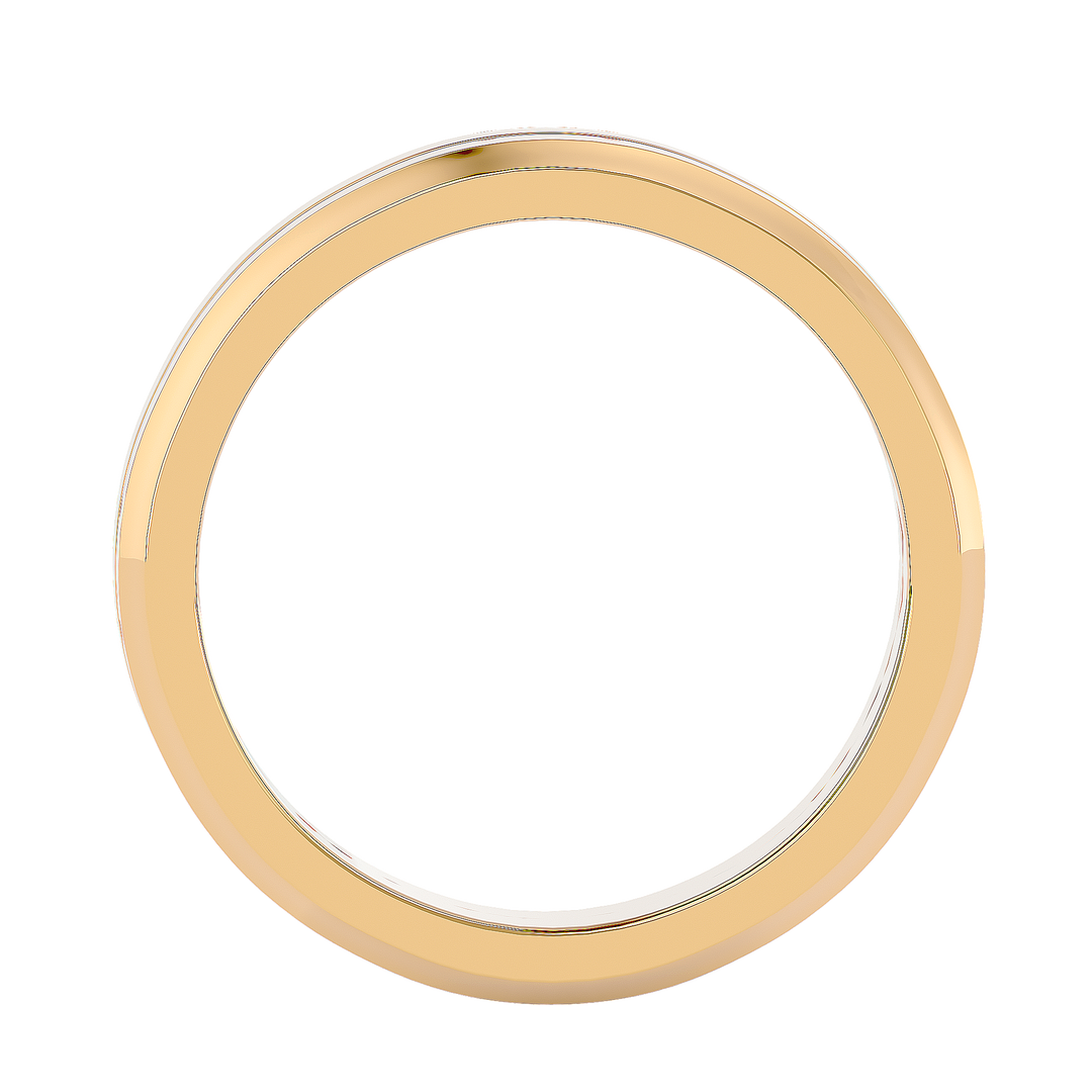 ASA Horace Solid Gold  Mens Wedding Band