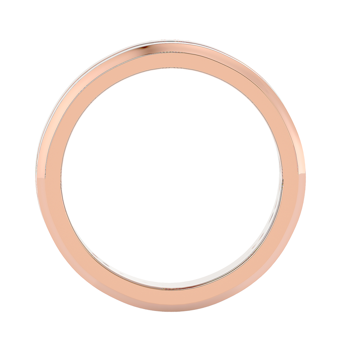 ASA Horace Solid Gold  Mens Wedding Band