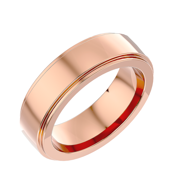 ASA Hugo Solid Gold  Mens Wedding Band