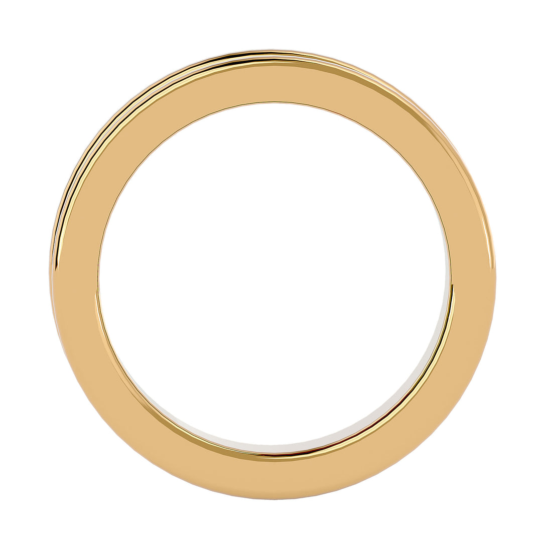 ASA Elias Solid Gold  Mens Wedding Band