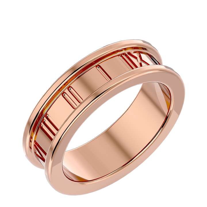 ASA Elias Solid Gold  Mens Wedding Band