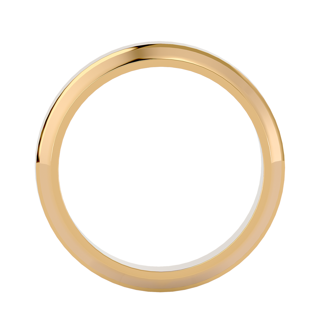 ASA Hudson Solid Gold  Mens Wedding Band