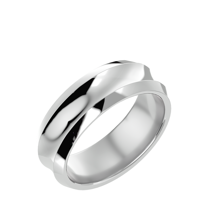 ASA Jose Solid Gold  Mens Wedding Band