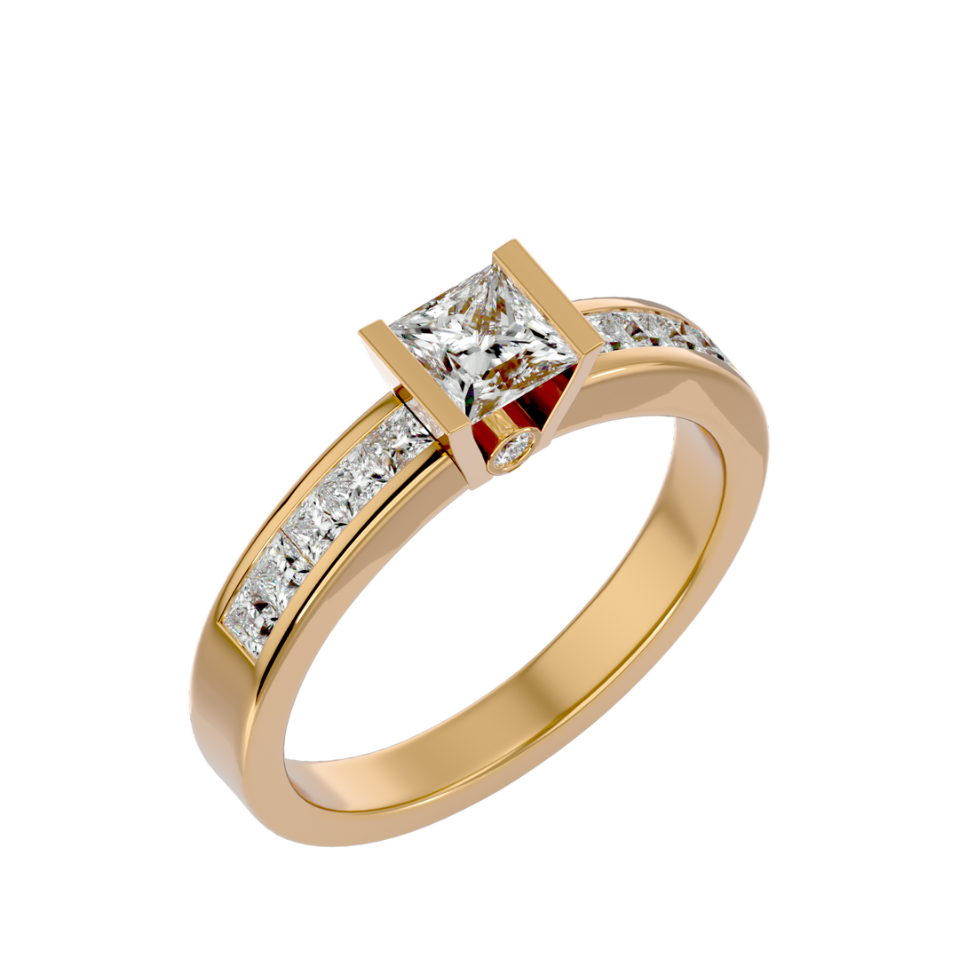 ASA Hanson Diamond Solitaire Ring