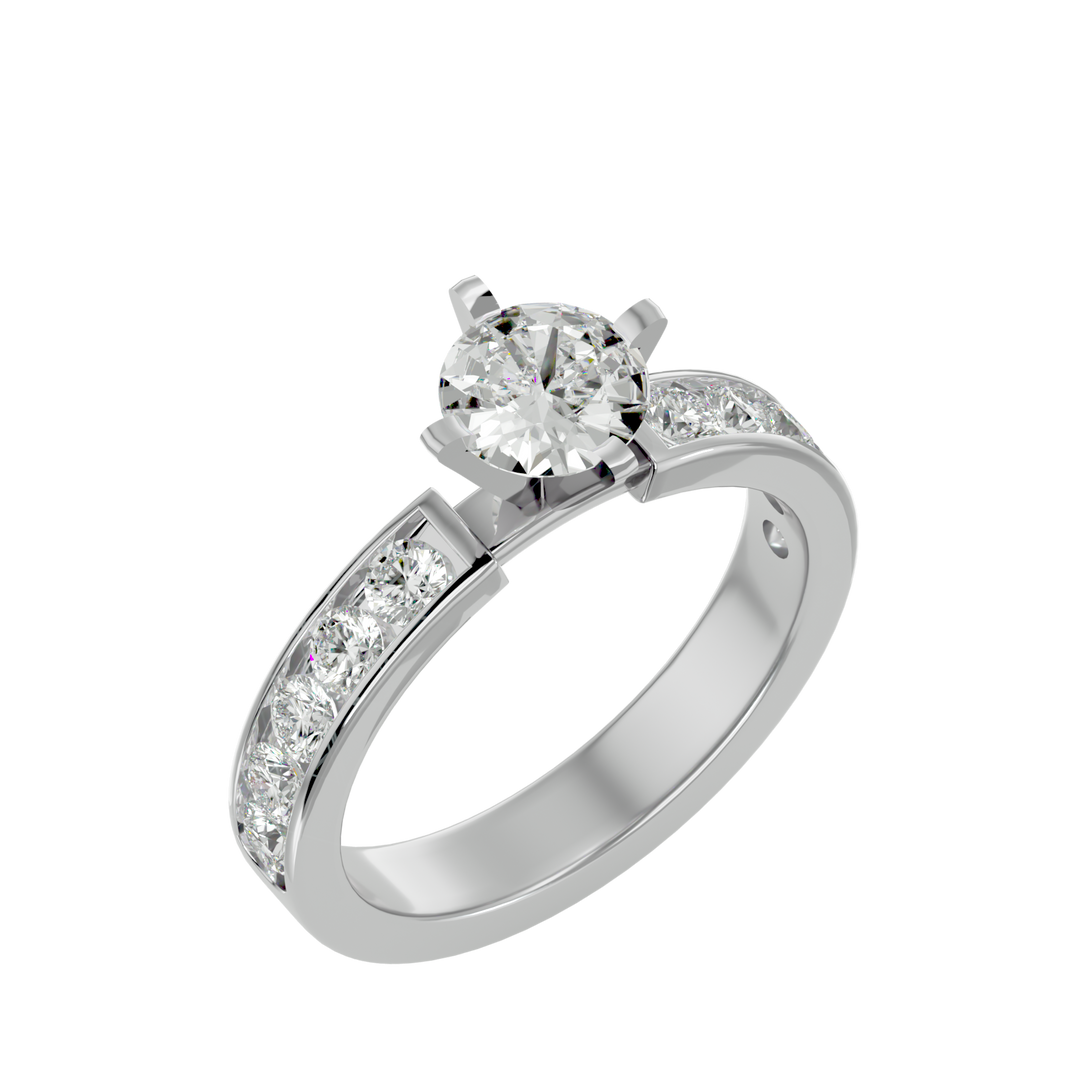 ASA  Iris Diamond Solitaire Ring