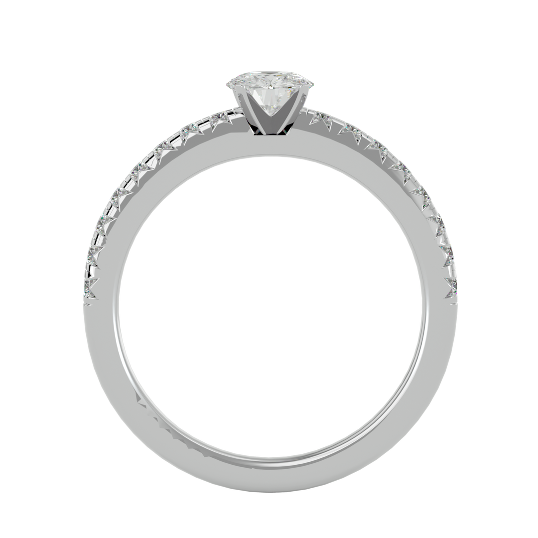 ASA  Zavian Diamond Solitaire Ring