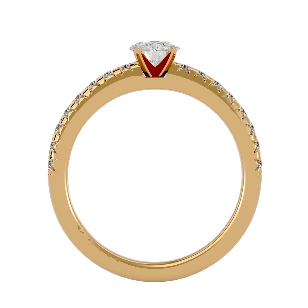 ASA  Zavian Diamond Solitaire Ring